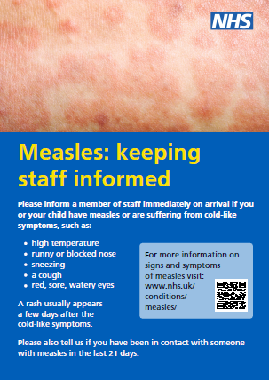 Measles poster