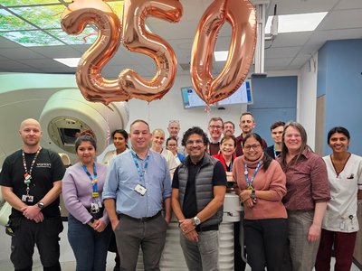 Radiotherapy staff with Varian Engineer 1